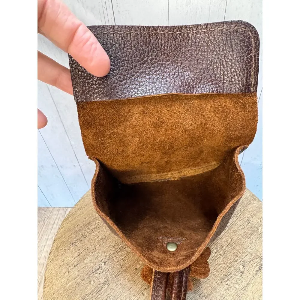 Portland Leather Blooming Wristlet Purse COLDBREW Wristlet FAST SHIP Brown Bag